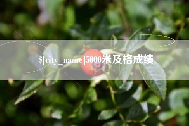 永州5000米及格成绩