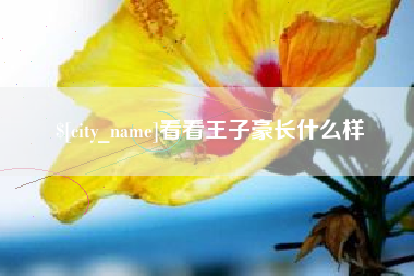 永州看看王子豪长什么样