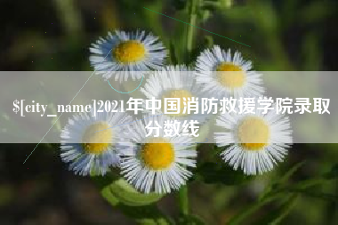 永州2021年中国消防救援学院录取分数线