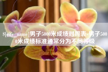 永州男子5000米成绩对照表-男子5000米成绩标准通常分为不同等级