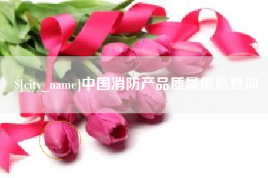 永州中国消防产品质量信息查询