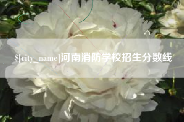 永州河南消防学校招生分数线