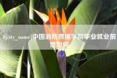 永州中国消防救援学院毕业就业前景如何