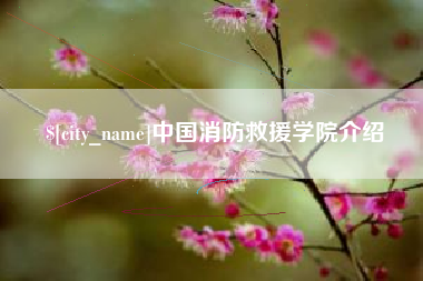 永州中国消防救援学院介绍