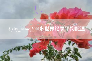 永州5000米世界纪录平均配速