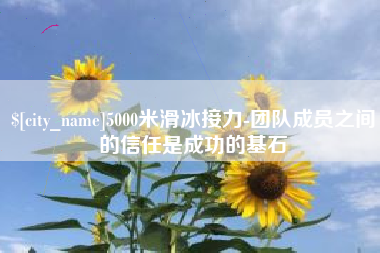 永州5000米滑冰接力-团队成员之间的信任是成功的基石