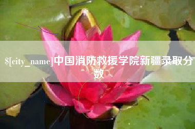 永州中国消防救援学院新疆录取分数