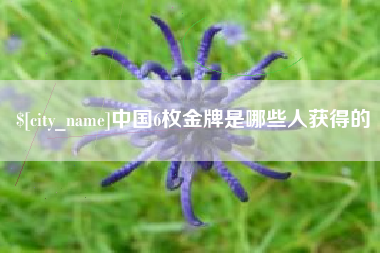 永州中国6枚金牌是哪些人获得的