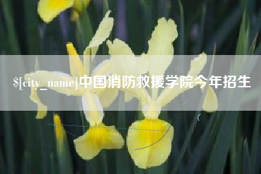 永州中国消防救援学院今年招生