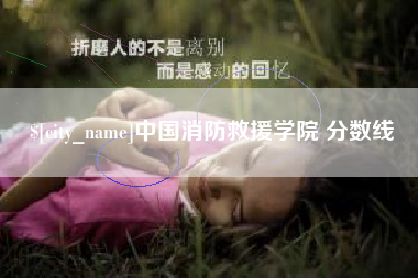 永州中国消防救援学院 分数线