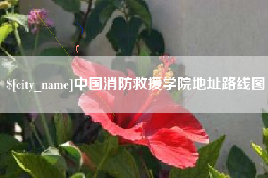 永州中国消防救援学院地址路线图