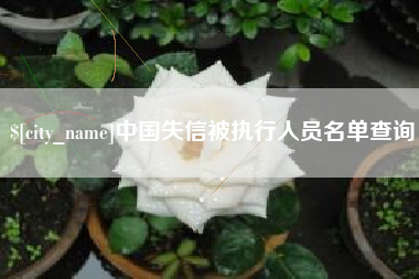 永州中国失信被执行人员名单查询