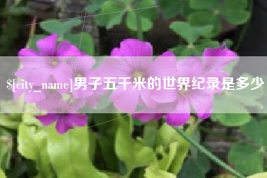 永州男子五千米的世界纪录是多少