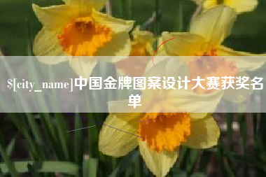 永州中国金牌图案设计大赛获奖名单