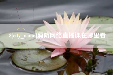 永州消防网络直播课在哪里看