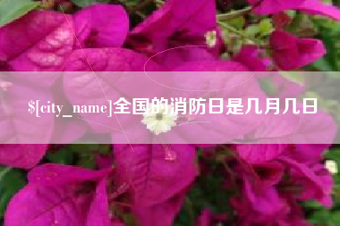 永州全国的消防日是几月几日