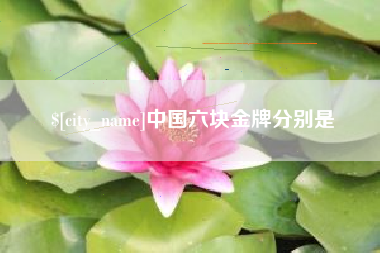 永州中国六块金牌分别是