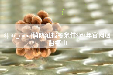 永州消防证报考条件2024年官网烟台福山